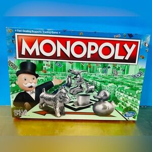 Monopoly Board Game NWT Hasbro Fast Dealing Property Trading Game Sealed NEW